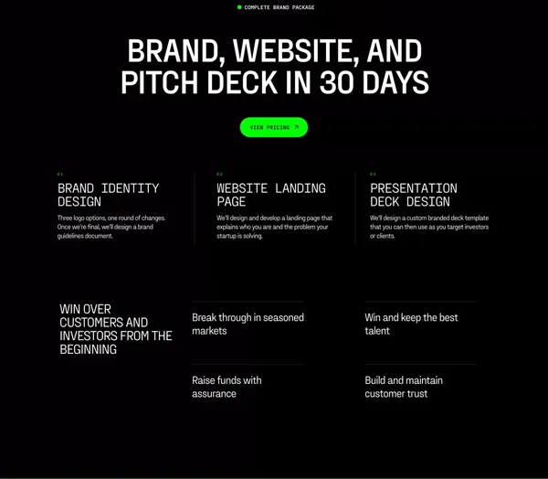 Flywheel - Landing design inspiration
