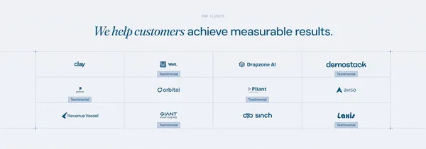 RevenueBase | B2B Data Infrastructure to Grow Your Business - Landing design inspiration