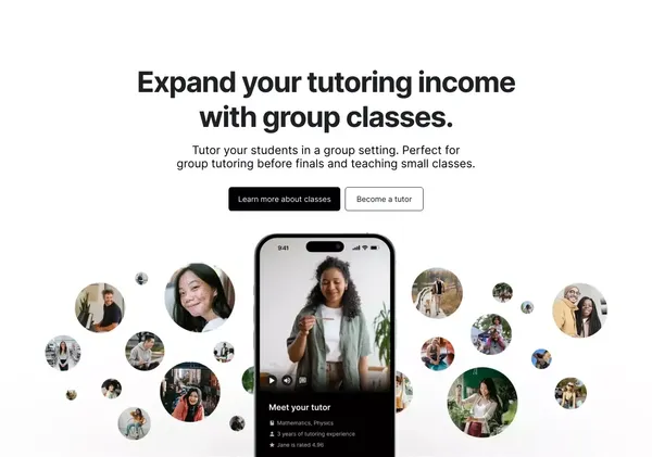 Popless | The all-in-one tutor platform for private tutors and group classes - Landing design inspiration