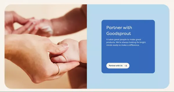 The Goodsprout Company – Children’s Skincare Backed by Science - Landing design inspiration