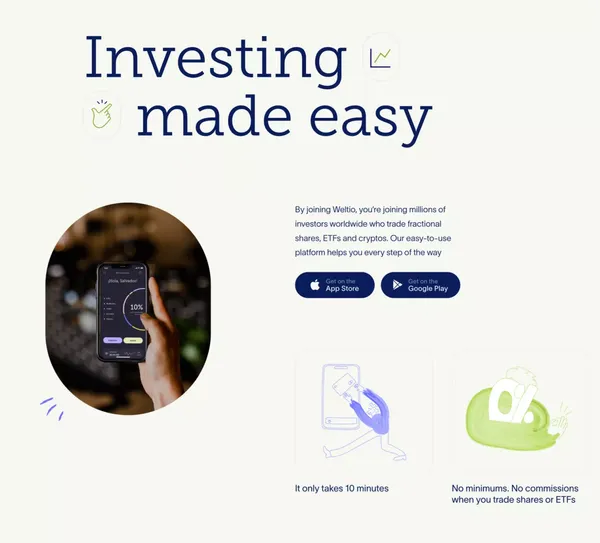 Homepage - Weltio - Landing design inspiration