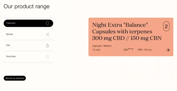 Take care of yourself with our medical cannabis products | Oovie - Landing design inspiration
