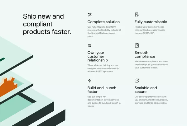 Anchor | The Easiest Way to Build Financial Products - Landing design inspiration