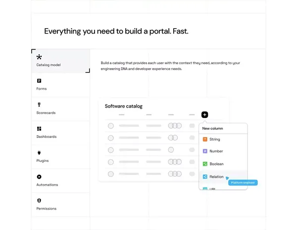 Internal Developer Portal & Platform | Port - Landing design inspiration