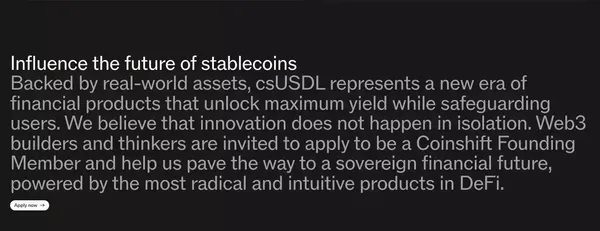 Personal | Coinshift - Landing design inspiration