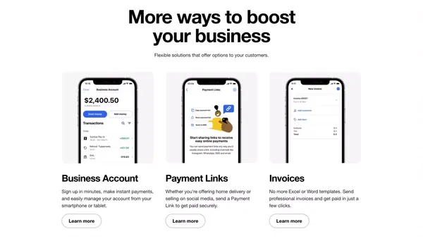 SumUp Card Readers for Small Businesses | Accept Credit, Debit and Contactless Payments - Landing design inspiration