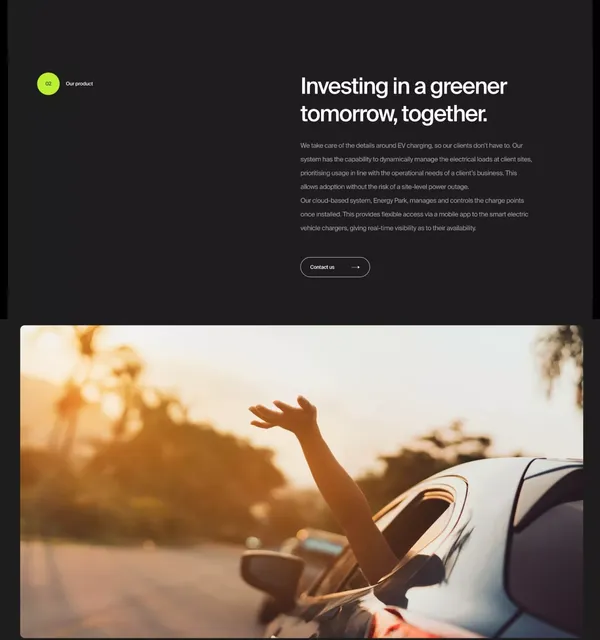 Future Green Steps | Investing in tomorrow - Landing design inspiration