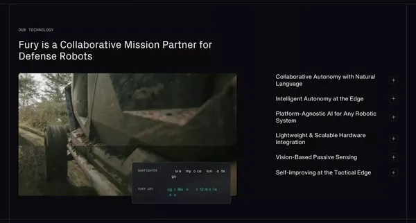 Scout AI – Foundation Model for Defense Robotics - Landing design inspiration