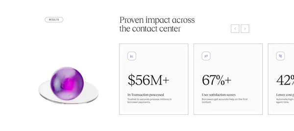 Kastle - AI agents for consumer lending - Landing design inspiration