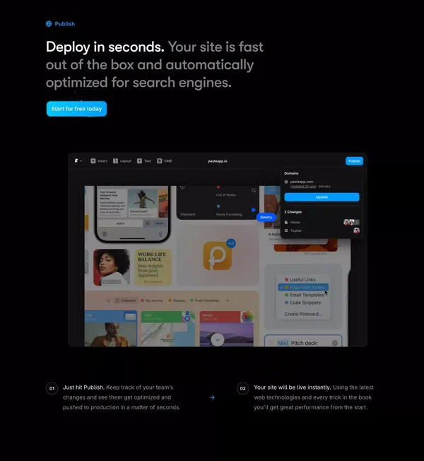Framer - The internet is your canvas - Landing design inspiration