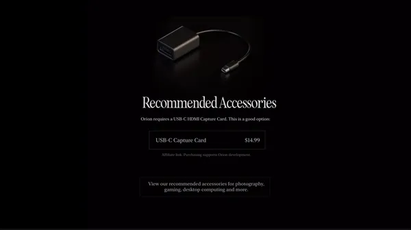 Orion - HDMI Monitor for iPad - Landing design inspiration