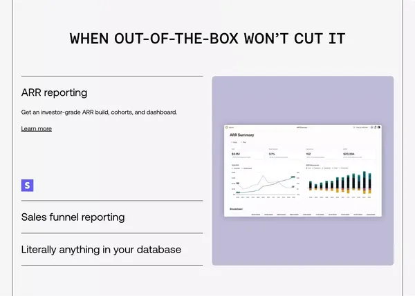 Equals | Next-generation analysis & reporting - Landing design inspiration