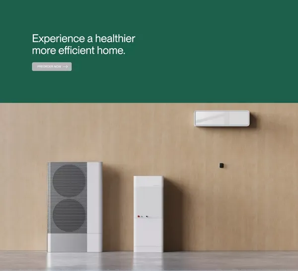 Electric Air | Heat Pumps - Landing design inspiration