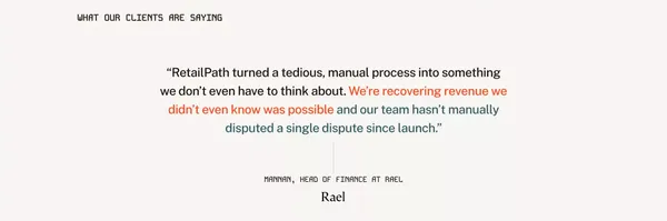 RetailPath - Landing design inspiration