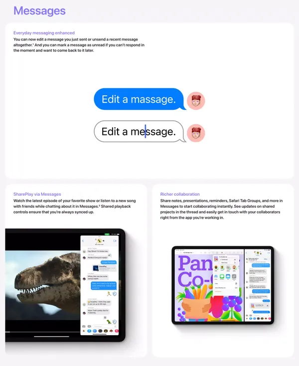 iPadOS 16 Preview - Apple - Landing design inspiration