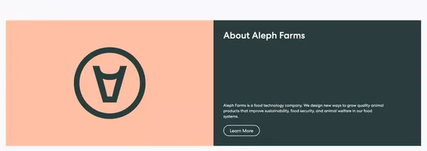 Sustainable, Cultivated Meat. Steak Done Right. | Aleph Farms - Landing design inspiration