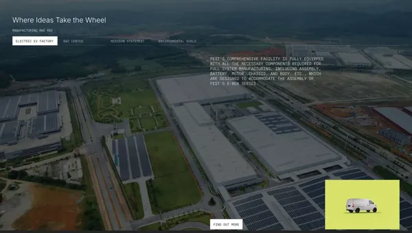 Fest Auto - Light commercial electric vehicles LCV - Portfolio design inspiration