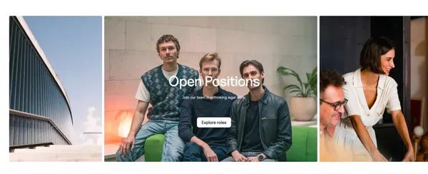 Leya | The future of legal work - Landing design inspiration