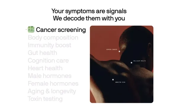 Superpower | Your New Health Intelligence - Landing design inspiration