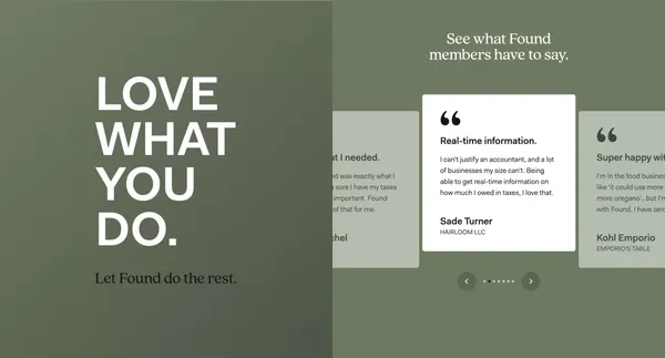 Just a moment... - Landing design inspiration