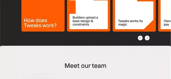 Tweaks - The Platform for Home Upgrades - Landing design inspiration