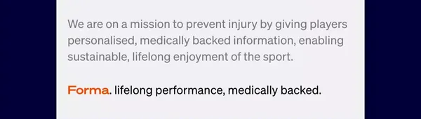 Forma · Lifelong performance, medically backed. - Landing design inspiration