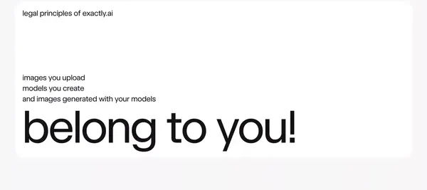 exactly.ai | bespoke ai models, built for your brand - Landing design inspiration