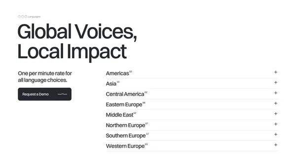 Human Voice Over - YouTube Dubbing Services - Landing design inspiration