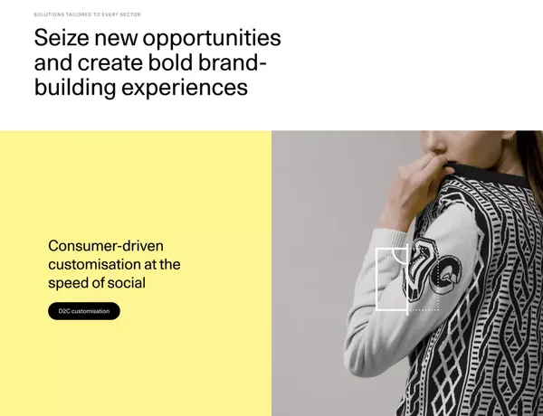 Unmade | Unlock Customised And On-Demand Apparel Production At Scale - Landing design inspiration
