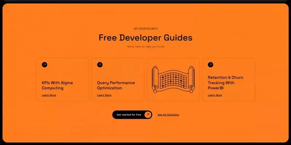 Hydra - Fast Postgres Analytics ++ - Landing design inspiration
