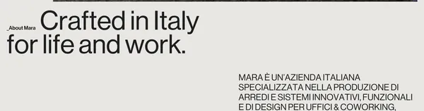 Mara, arredi di design per ufficio, contract e casa. 100% made in Italy. - Portfolio design inspiration