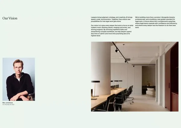 Legora - Landing design inspiration