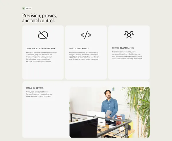 Fearn AI - Landing design inspiration
