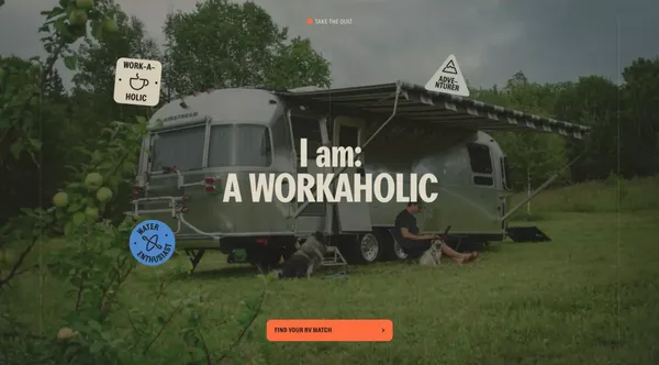 Go RVing Canada: RV dealers, Campgrounds and Trip Guides - Landing design inspiration