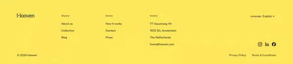 Collection — Haaven - Landing design inspiration