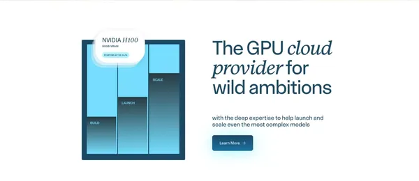 AI Infrastructure to take you anywhere - Landing design inspiration