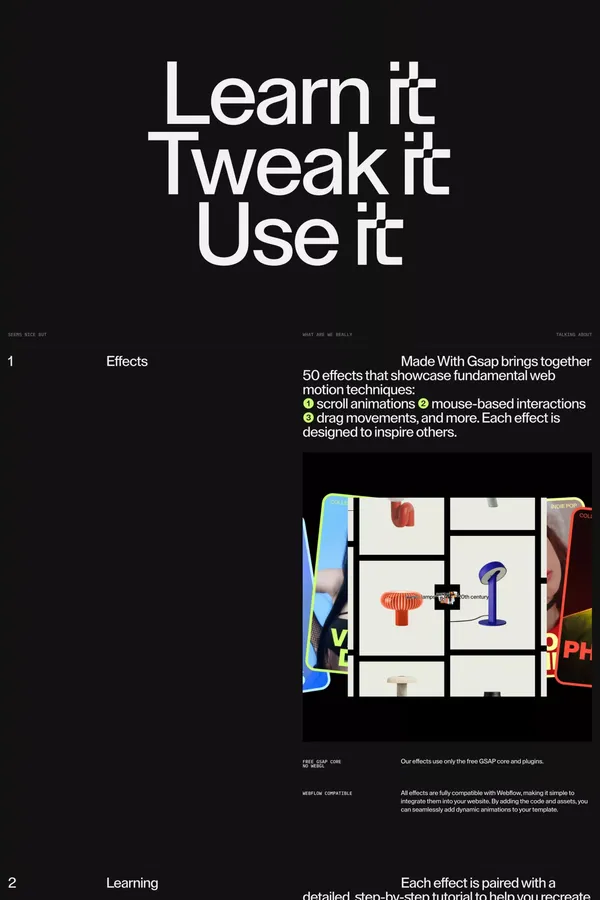 Made With Gsap - Landing design inspiration