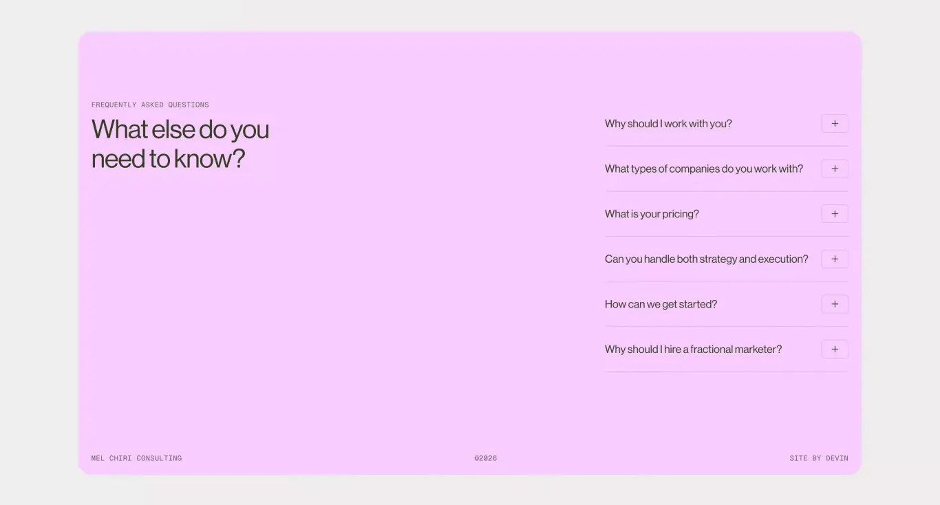 FAQ