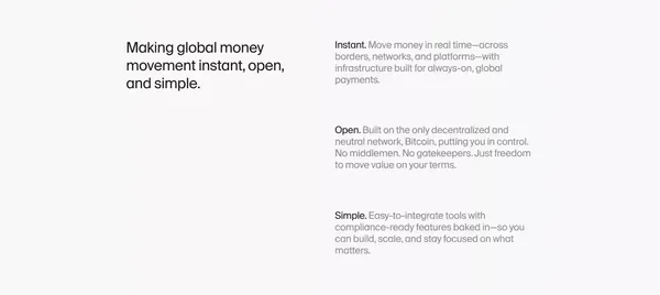 Global Payments Platform for Instant Bitcoin Transfers - Landing design inspiration
