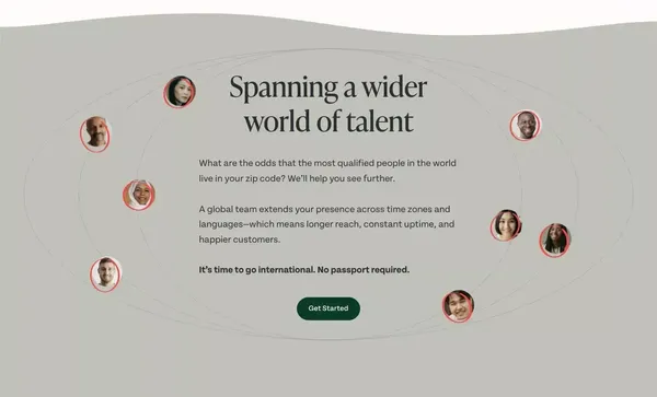 Seamless Outsourcing That Helps Companies Grow | SupportNinja - Landing design inspiration