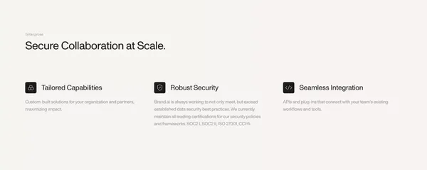 brand.ai | your brand OS - Landing design inspiration