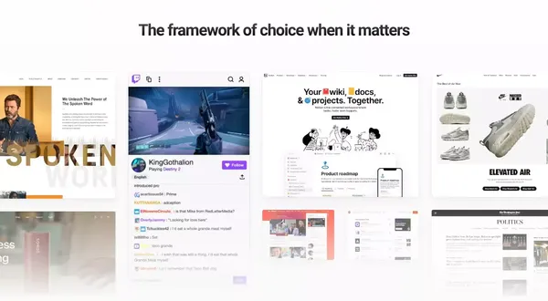 Next.js by Vercel - The React Framework for the Web - Landing design inspiration