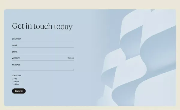 Joule Ventures - Landing design inspiration