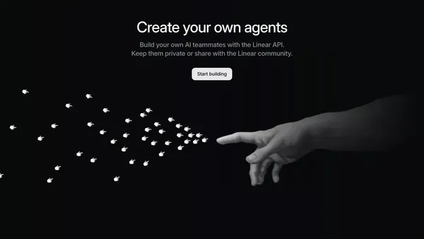 Linear for Agents - Landing design inspiration