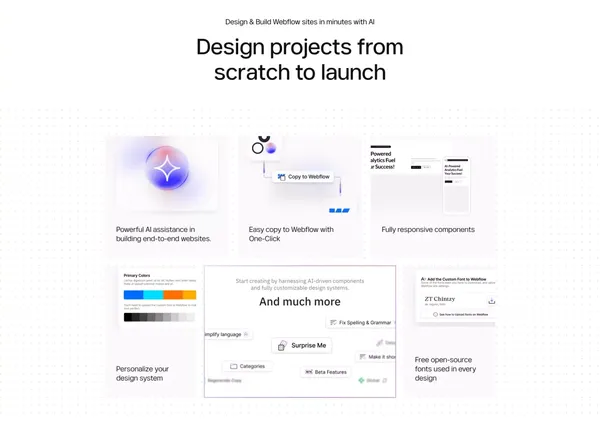 Modulify AI – Design Smarter, Build Faster | Powered by AI - Landing design inspiration