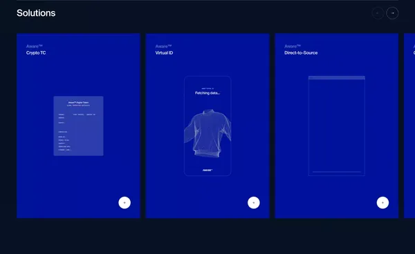 Aware™️ - Landing design inspiration