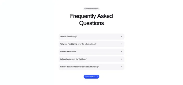 Social Feeds for Webflow, Framer, and HTML | FeedSpring - Landing design inspiration
