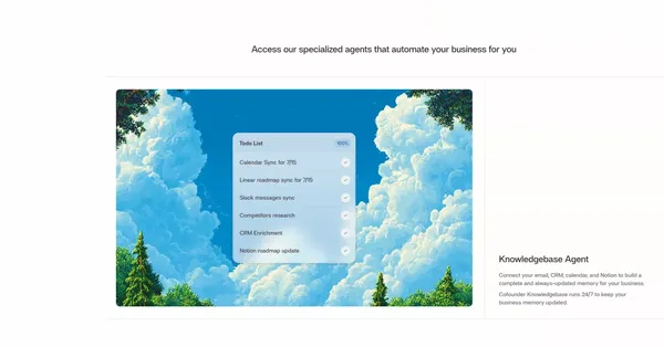 Cofounder - Landing design inspiration