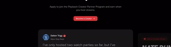 Watch live sports with your community - Landing design inspiration