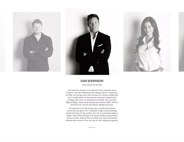 Allect | International Design Group - Landing design inspiration